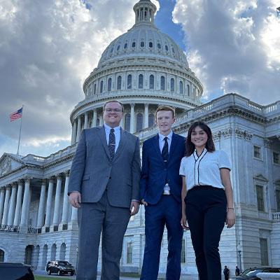 image of students in Washington D.C.